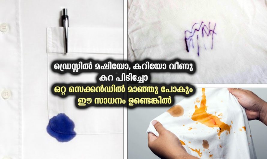 മഷി കറയും എണ്ണകറയും നിമിഷനേരം കൊണ്ട് ഇല്ലാതാക്കാൻ പറ്റിയ അത്ഭുത ലോഷൻ. | Stain Will Disappear In A Second