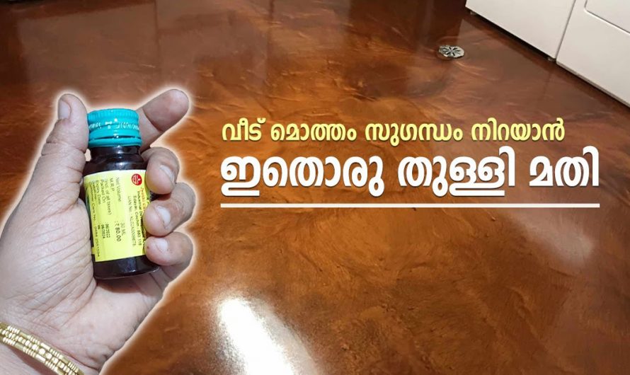 ഒരേയൊരു തുള്ളി കൊണ്ട് ഒരാഴ്ച മുഴുവൻ വീട് സുഗന്ധം ആയിരിക്കും. | A Drop Is Enough To Fill The Fragrance