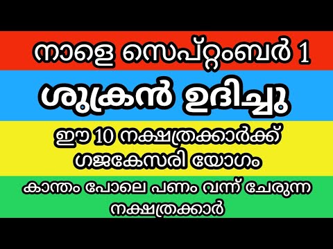 സെപ്റ്റംബർ ആരംഭിക്കുന്നതോടെ രാജയോഗം തുടങ്ങാൻ പോകുന്ന നക്ഷത്രക്കാർ. ഇതിൽ നിങ്ങളുടെ നക്ഷത്രം ഏതാണ്.