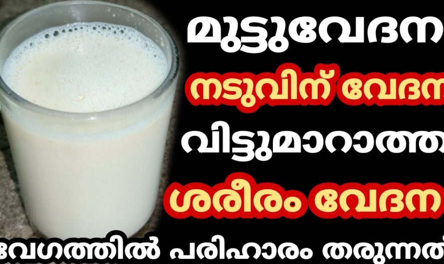 എല്ലാ വേദനകൾക്കും ഉള്ള ലോകത്തിലെ വിലയേറിയ മരുന്ന് ഇനി 10 മിനിറ്റിൽ വീട്ടിൽ ഉണ്ടാക്കാം. | Pain Relief Health Drink