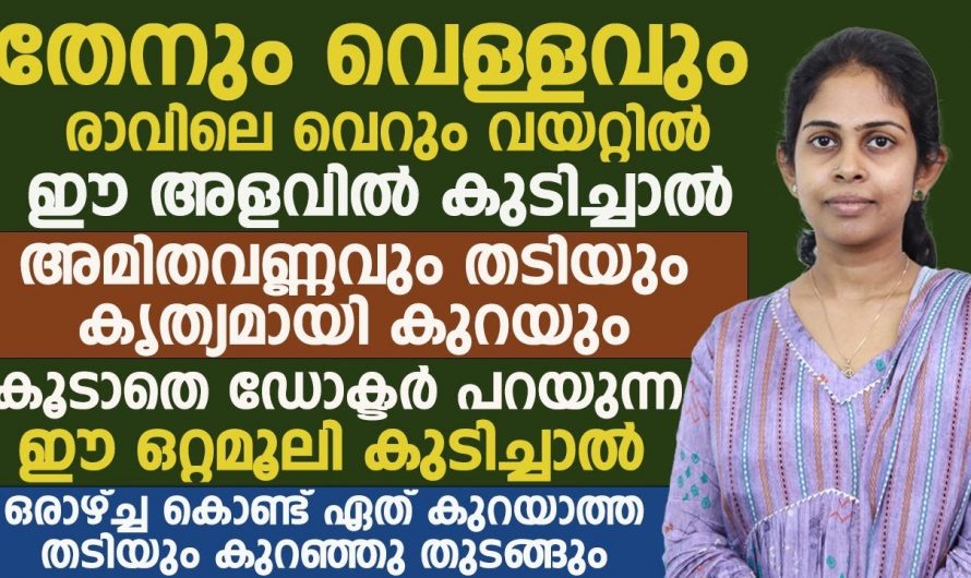 വെറും വയറ്റിൽ തേനും വെള്ളവും ഈ രീതിയിൽ കുടിച്ചാൽ അമിതവണ്ണം തടിയും കുറയ്ക്കാം. | Obesity can also reduce fat