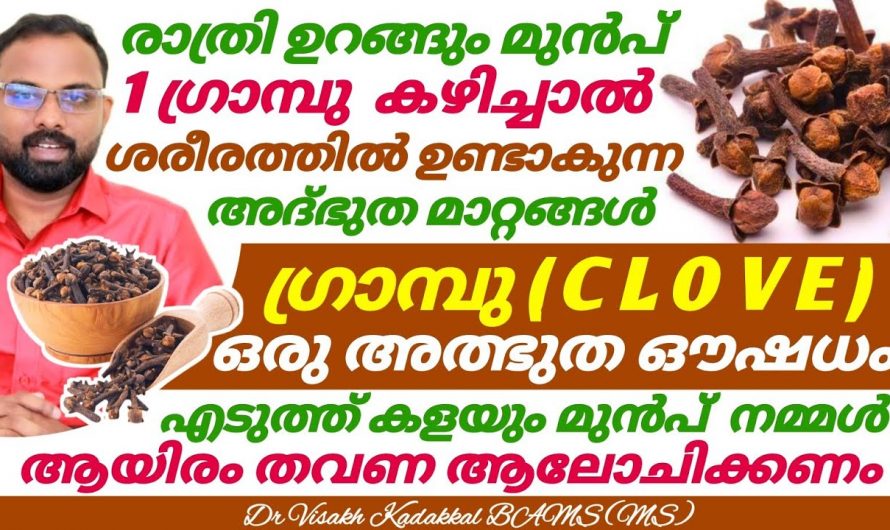 ദിവസവും ഗ്രാമ്പു കഴിക്കൂ പല ആരോഗ്യ പ്രശ്നങ്ങളും ജീവിതത്തിൽ ഉണ്ടാവില്ല…