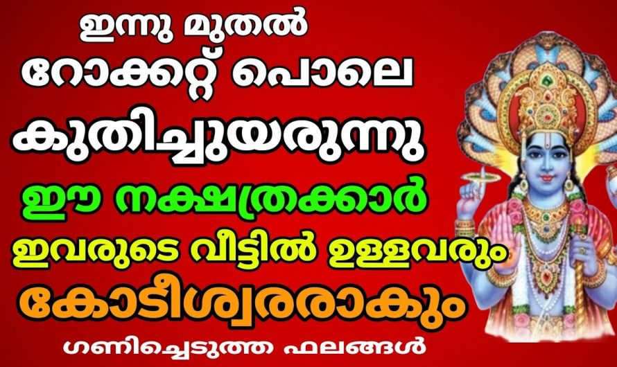 നവംബർ മാസത്തിൽ രാജാക്കന്മാരെ പോലെ ജീവിക്കാൻ പോകുന്ന നക്ഷത്രക്കാർ നിങ്ങളാണോ..?