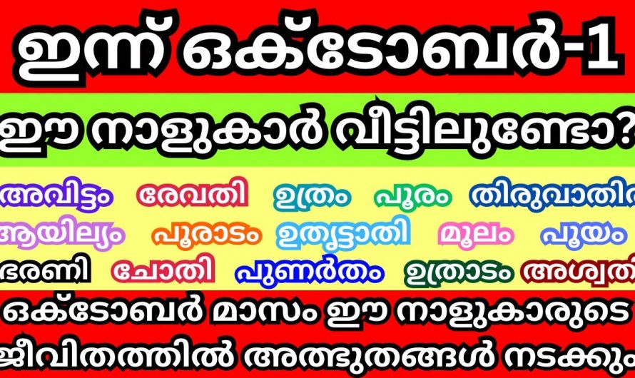 ഈ 9 നക്ഷത്രക്കാർക്ക് ഇനി ഭാഗ്യത്തിന്റെ നാളുകൾ…