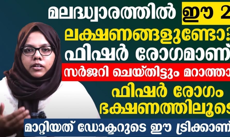 ഈ ഭക്ഷണങ്ങൾ പൂർണ്ണമായി ഒഴിവാക്കിയാൽ ഫിഷർ രോഗം എളുപ്പത്തിൽ മാറിക്കിട്ടും..