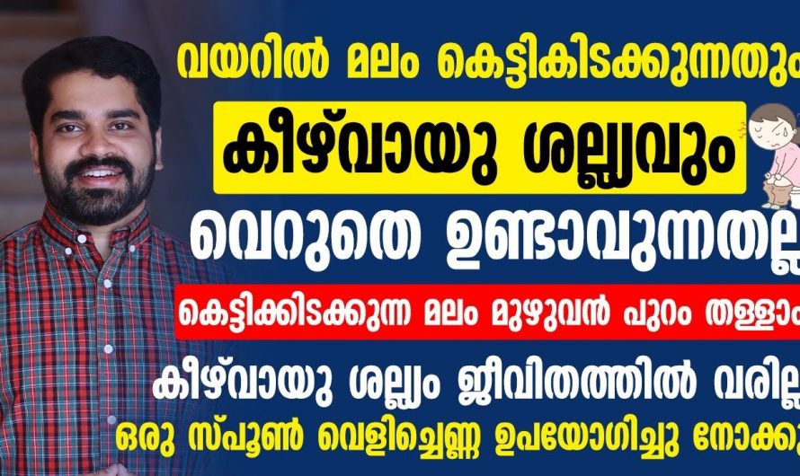 നിങ്ങൾക്കും ഉണ്ടോ ഈ പ്രശ്നങ്ങൾ… മലബന്ധംകീഴ്‌വായു ഗ്യാസ് ഇവ പമ്പകടക്കാൻ കിടിലൻ വിദ്യകൾ..