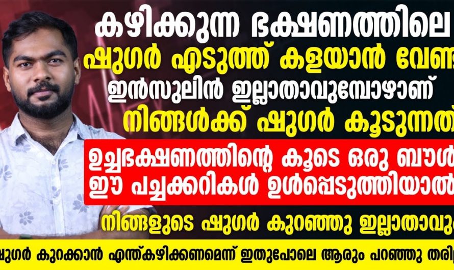 ദിവസവും ഈ ഭക്ഷണം ഒഴിവാക്കി നോക്കൂ പ്രമേഹം നിങ്ങളെ അടുക്കില്ല…