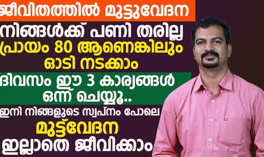 മുട്ടുവേദനയുടെ പ്രാരംഭ ലക്ഷണങ്ങൾ തിരിച്ചറിഞ്ഞാൽ പൂർണമായും മാറ്റാൻ ഇതാ ചില വിദ്യകൾ…