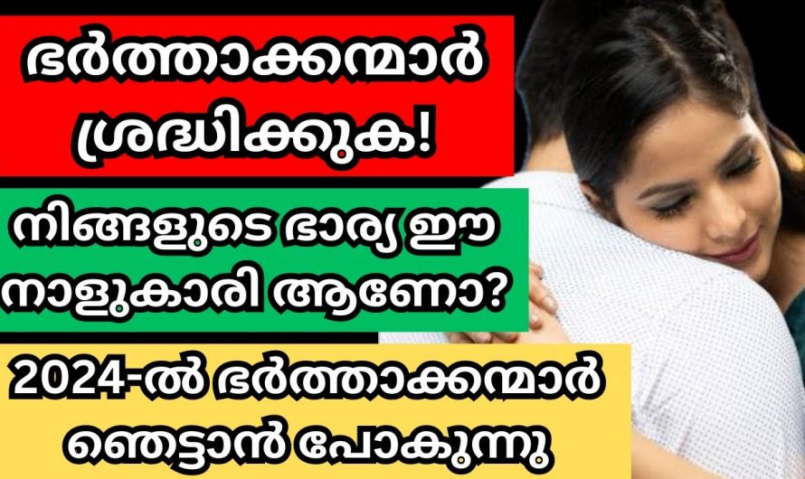 ഈ നക്ഷത്രക്കാരികളായ സ്ത്രീകൾ ഭർത്താക്കന്മാരുടെ ഭാഗ്യദേവതകളാണ്, ഇനി ഇവർക്ക് സൗഭാഗ്യത്തിന്റെ പെരുമഴ…