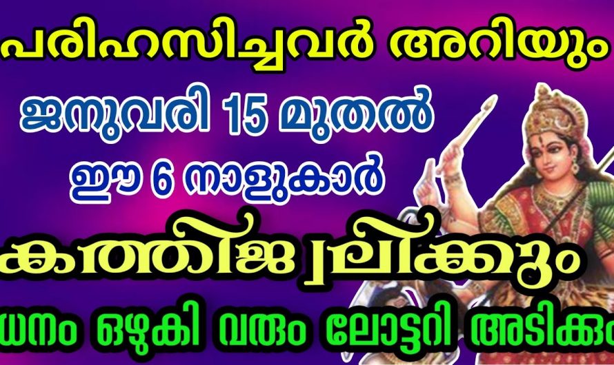 ഈ നാളുകാർക്ക് ഇനി ശുക്രൻ അടിക്കും, ഇവർക്ക് മഹാഭാഗ്യത്തിന്റെ ദിനങ്ങൾ…