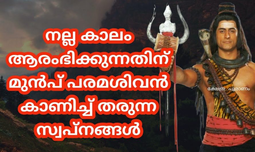 മഹാദേവനെ സ്വപ്നം കാണുന്നവർ ഉണ്ടെങ്കിൽ ഉറപ്പായും ഇത് അറിയണം, അത്ഭുതം സംഭവിക്കും…